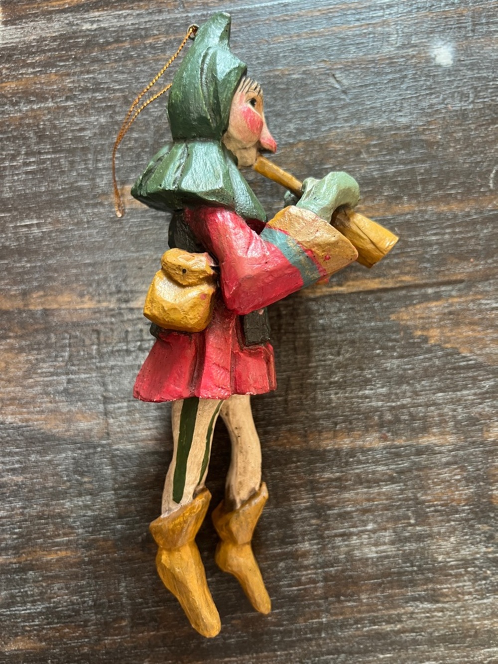 House Of Hatten Folk Art 1989 Ornament - Eleven Pipers Pipping